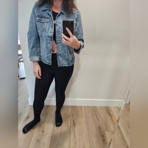 Black Rivet Jeans Jacket